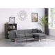 preview thumbnail 8 of 20, Brayden Fabric Sectional Sofa Chaise