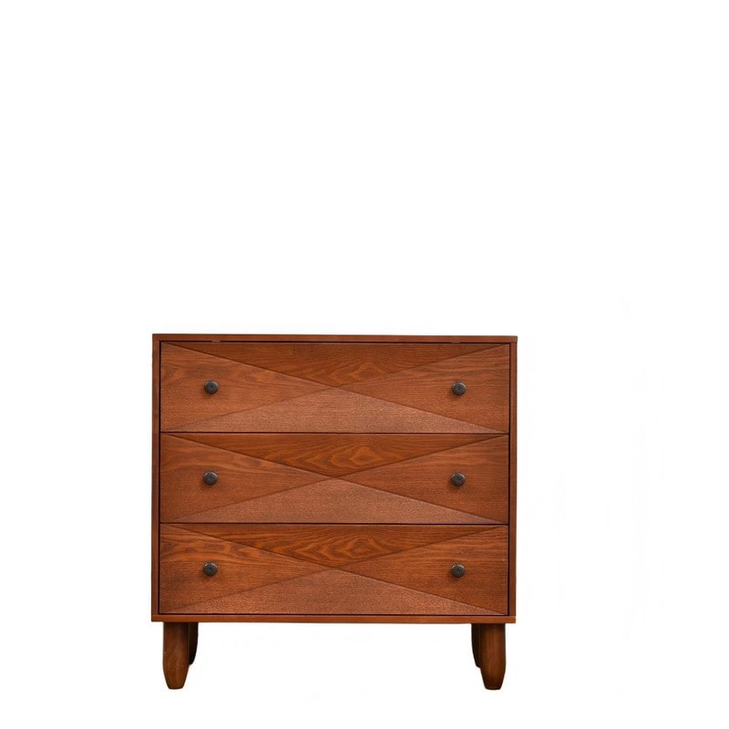 Mid-Century Modern 3-Drawer Accent Chest