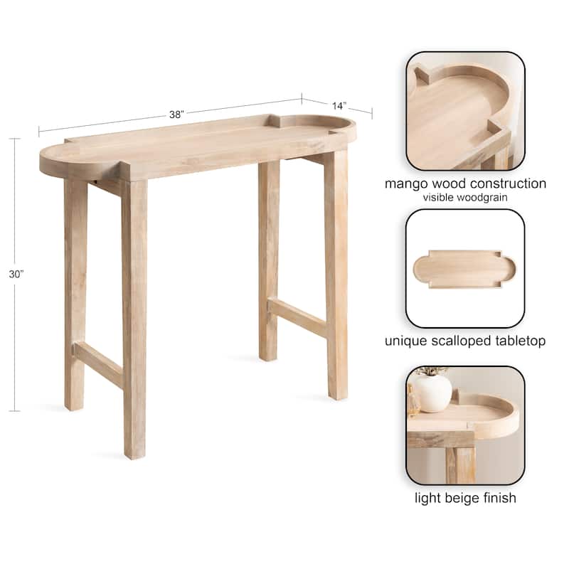 Kate and Laurel Jovie Wood Console Table