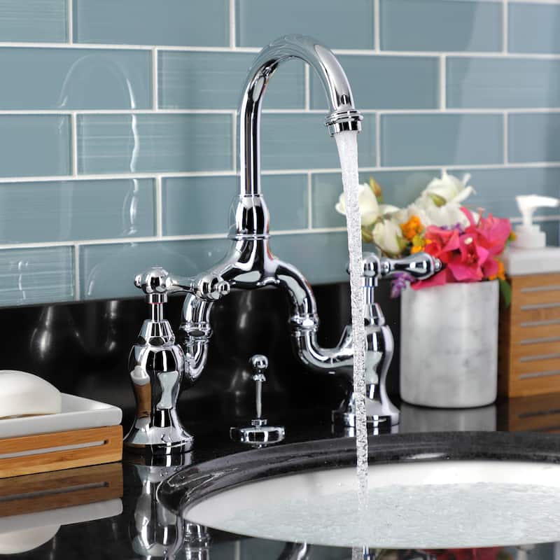 Kingston Brass English Country Bathroom Bridge Faucet