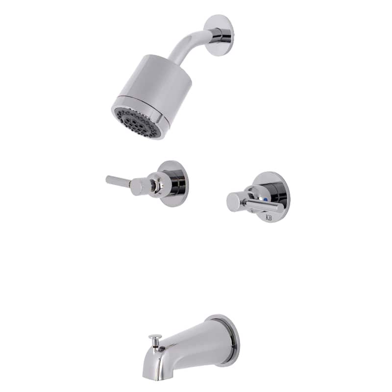 Concord Two-Handle Tub and Shower Faucet - Brushed Nickel