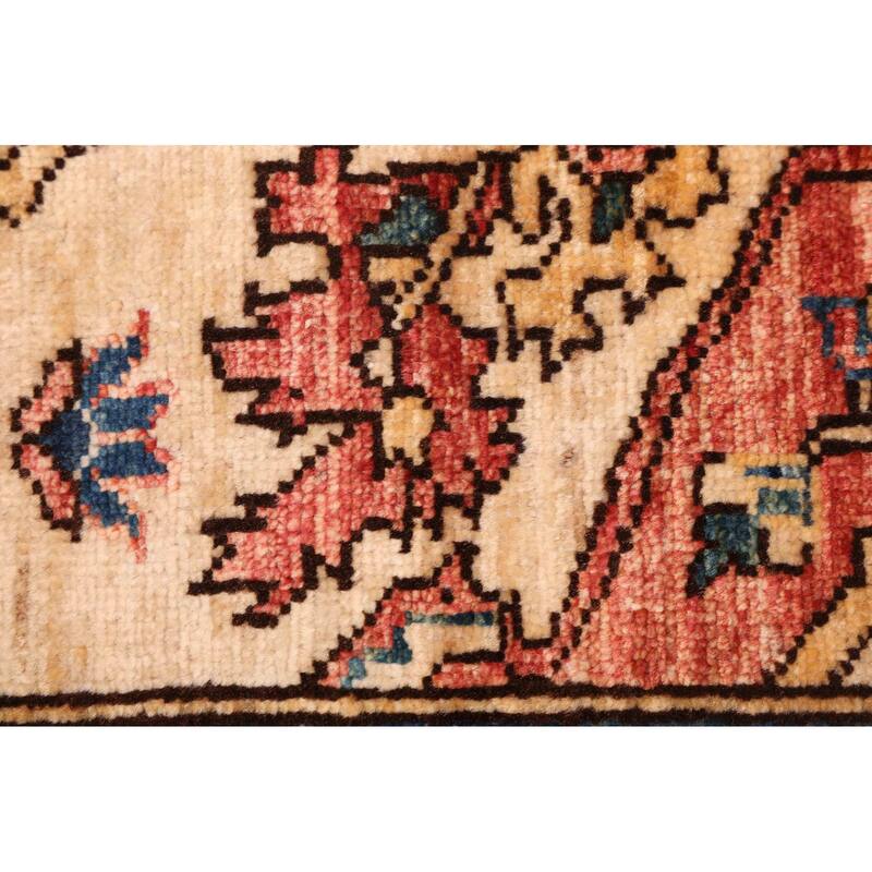 ECARPETGALLERY Hand-knotted Aryana Ivory Wool Rug - 5'7 x 7'10