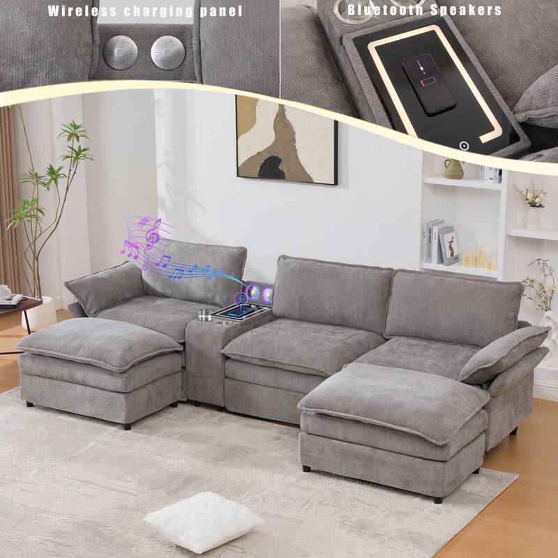U Shaped Modular Sectional Sofa