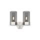 Option Plated Smoke Glass / Satin Nickel