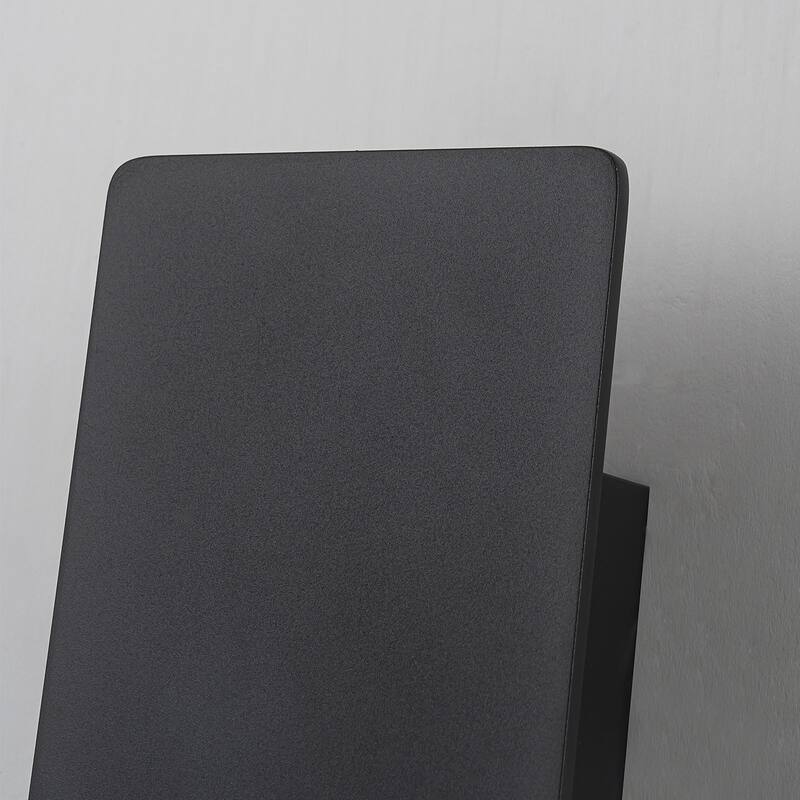 Modern 2-light Integrated LED Outdoor Wall Light Dimmable Wall Sconce - H14.2" x W5.9"