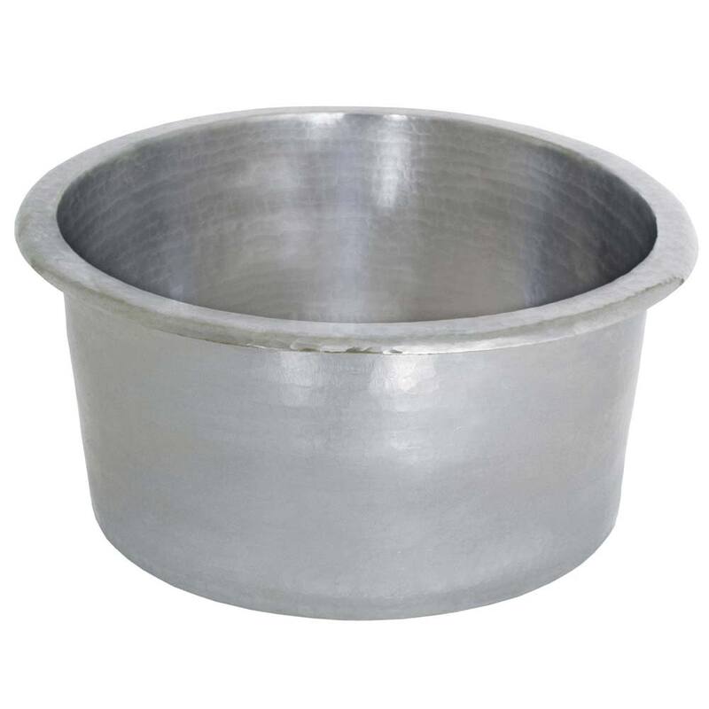 Native Trails Diego 12-1/2" Single Basin Undermount Bar Sink - Brushed Nickel