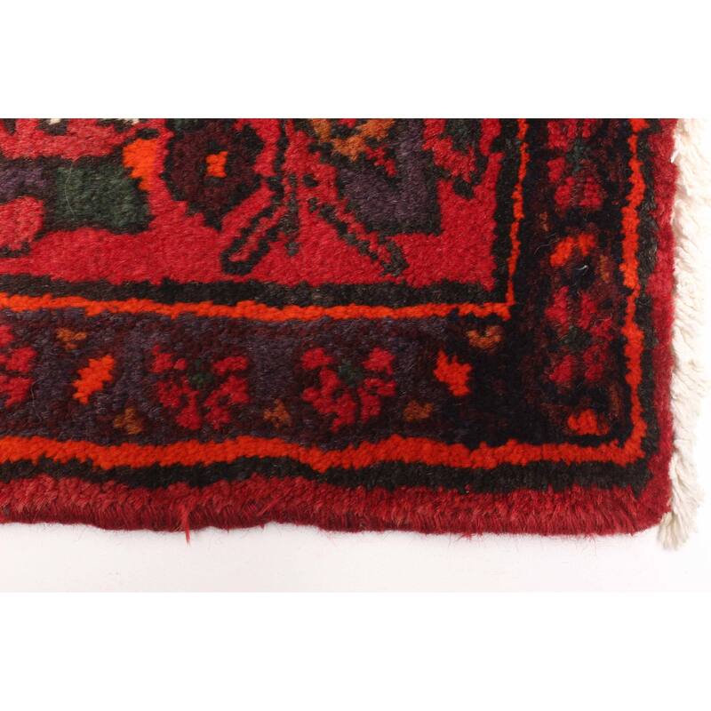 ECARPETGALLERY Hand-knotted Andelz Red Wool Rug - 4'5 x 6'8