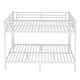 preview thumbnail 3 of 4, Queen over Queen Metal Bunk Bed for Teens and Adults