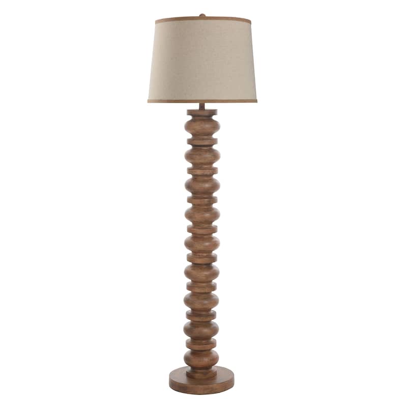 StyleCraft Abbott Poly Floor Lamp - Gambell, Tan