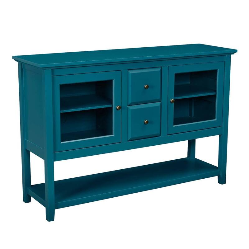 52" Sideboard Storage with Adjustable Shelves,Sideboard Buffet Cabinet