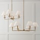preview thumbnail 7 of 7, Gilda 4-Light Chandelier - 29.75"W x 19.75"H