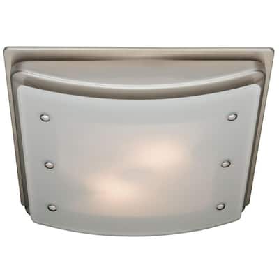 Hunter Ellipse 100 CFM Ceiling Exhaust Bath Fan with Light and Night Light
