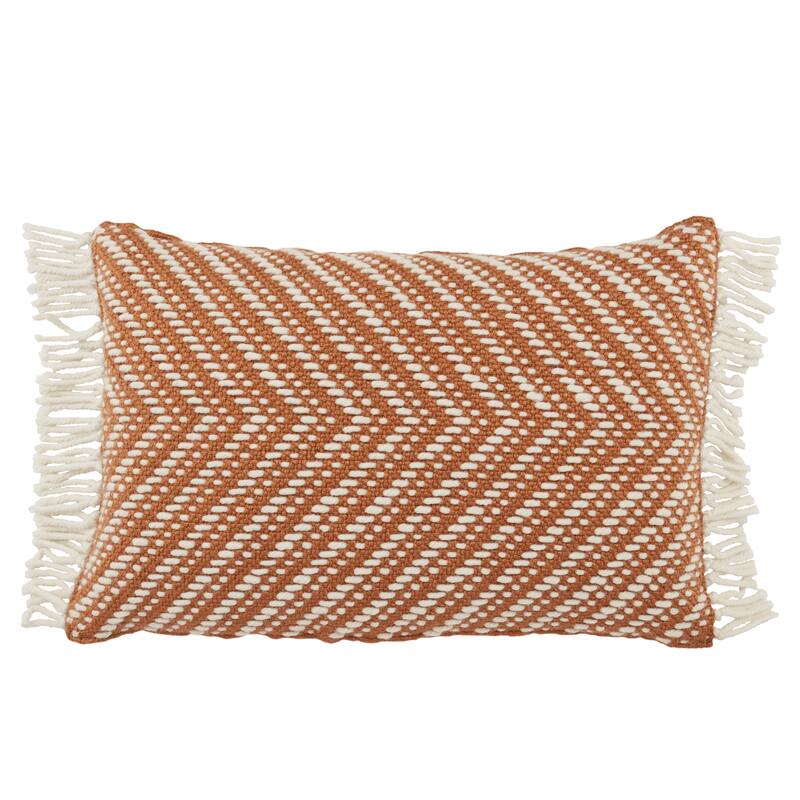 Austar Chevron Indoor/ Outdoor Lumbar Pillow