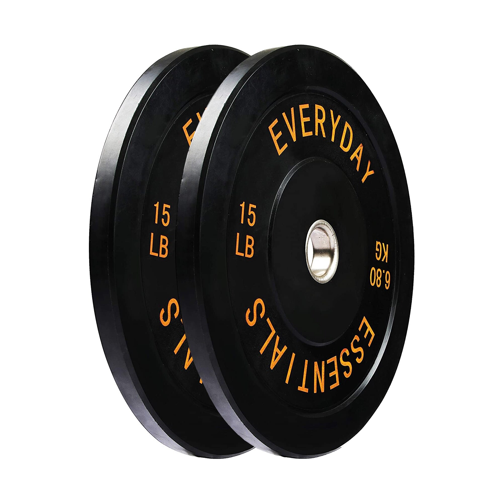 BalanceFrom Everyday Essentials 15 Pound Olympic Weight Plate Set