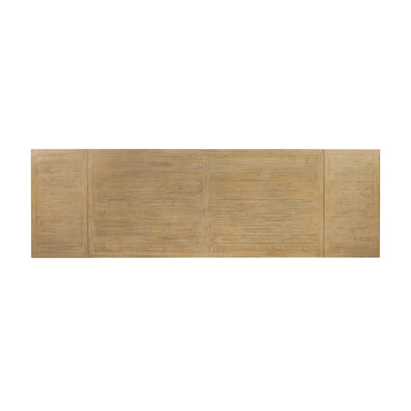 Poly & Bark Combe Solid Pine Wood Extension Dining Table (82.5" - 122")