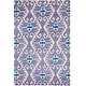 preview thumbnail 78 of 83, SAFAVIEH Handmade Wyndham Zvonka Modern Wool Rug 6' x 9' - Lavander/Ivory - Rectangle
