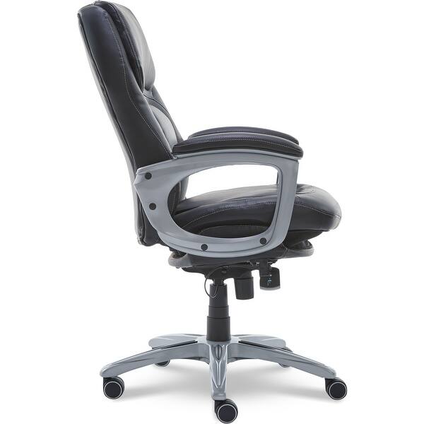 Serta Back In Motion Bonded Leather Health And Wellness Executive Office Chair Overstock 9088607