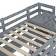 preview thumbnail 63 of 64, Elegant Twin over Twin Bunk Bed With 2 Drawers,3 Shelves and Slide,Sturdy Frame,s