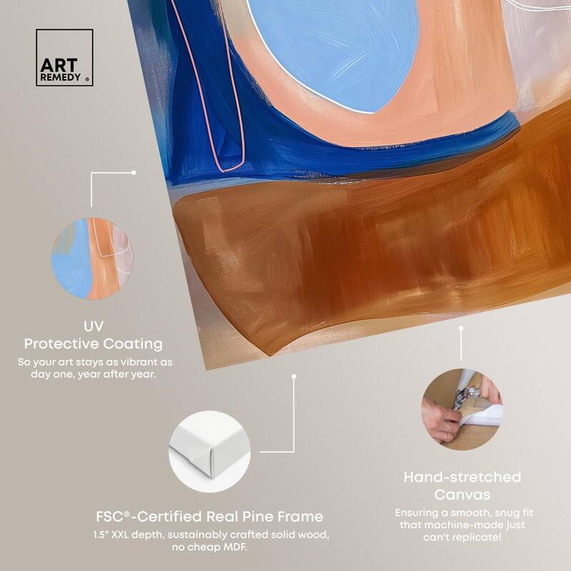 An Abstract Oil II Canvas by Art Remedy, Gallery Wrapped