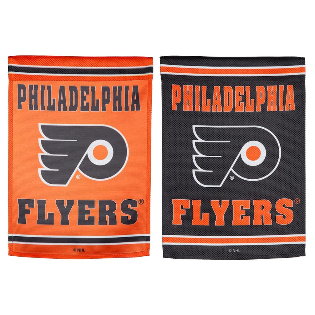 Embossed Suede Flag, Garden Size, Philadelphia Flyers