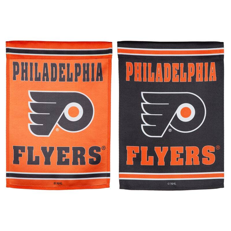 Embossed Suede Flag, Garden Size, Philadelphia Flyers