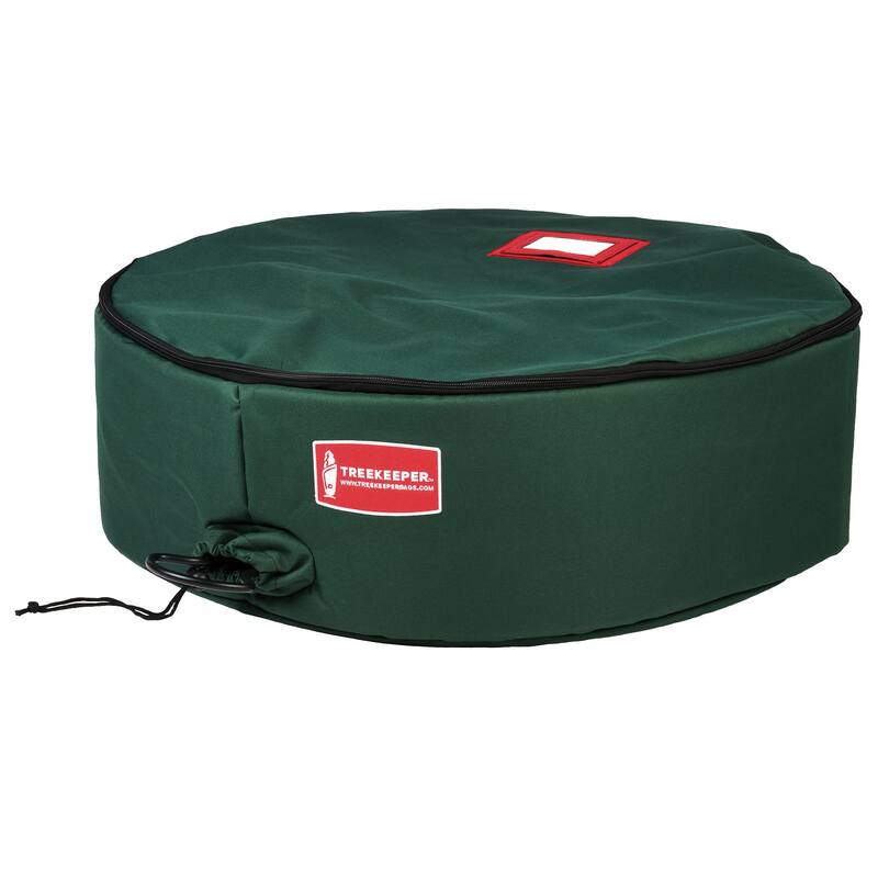 30 in. Padded Christmas Wreath Storage Container
