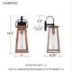 preview thumbnail 7 of 5, Carolina 1-Light Aged Copper Outdoor Wall Lantern