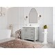 preview thumbnail 8 of 128, Willow Collections 36 in x 22 Aberdeen Freestanding Left Offset Sink Bathroom Vanity with Quartz or Marble Countertop