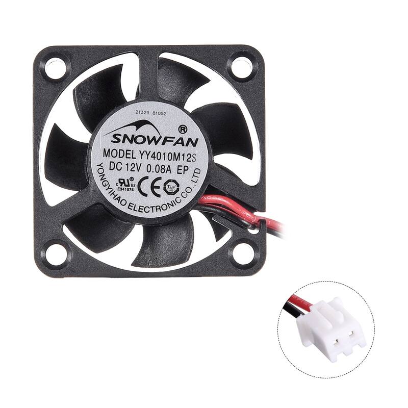 SNOWFAN Authorized 40mmx40mmx10mm 12V Brushless DC Cooling Fan #0393 - 40mm x 40mm x 10mm