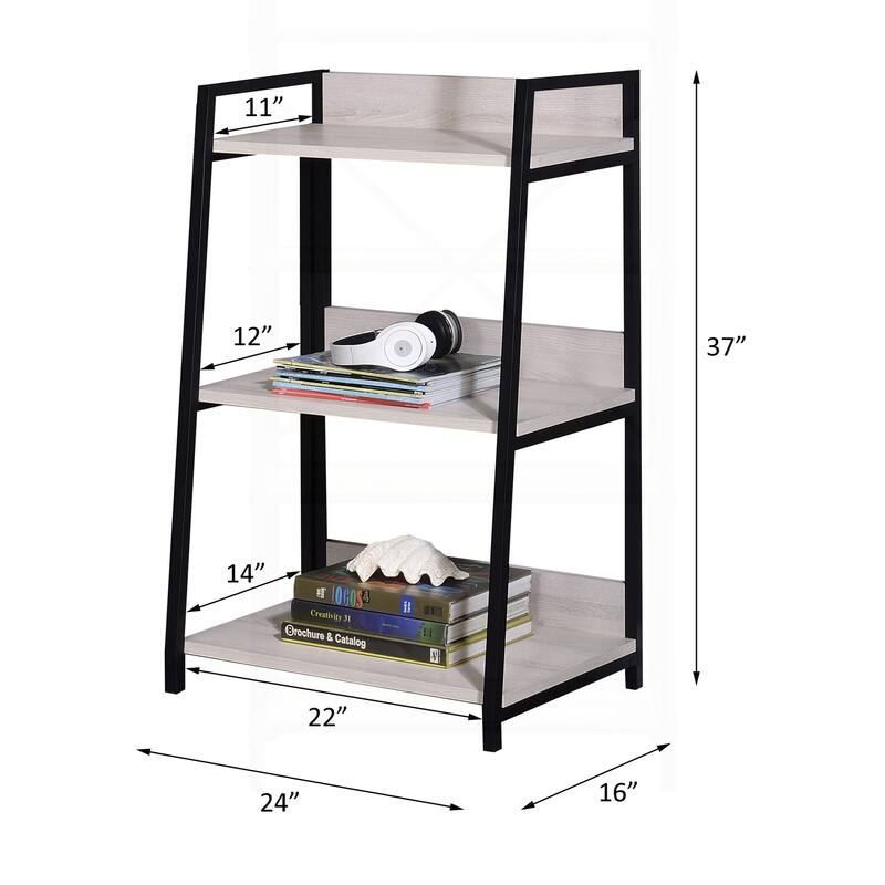 Versatile Wooden Bookshelf with Open Compartments