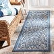 preview thumbnail 1 of 14, SAFAVIEH Courtyard Clarine Indoor/ Outdoor Waterproof Patio Backyard Rug 2'3" x 10' Runner - Blue/Natural