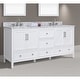 preview thumbnail 13 of 68, Avanity Everette Bath Vanity with Carrara White Natural Marble Top