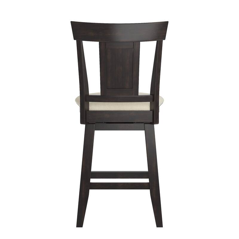 Eleanor Panel Back Wood Swivel Chair by iNSPIRE Q Classic