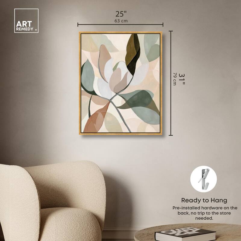 Leaf Prints II Canvas by Art Remedy