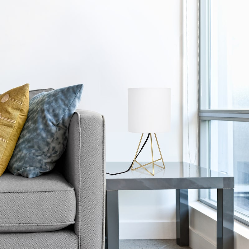 Simple Designs 14" Down to the Wire Table Lamp with LED Bulb Included - 14.00
