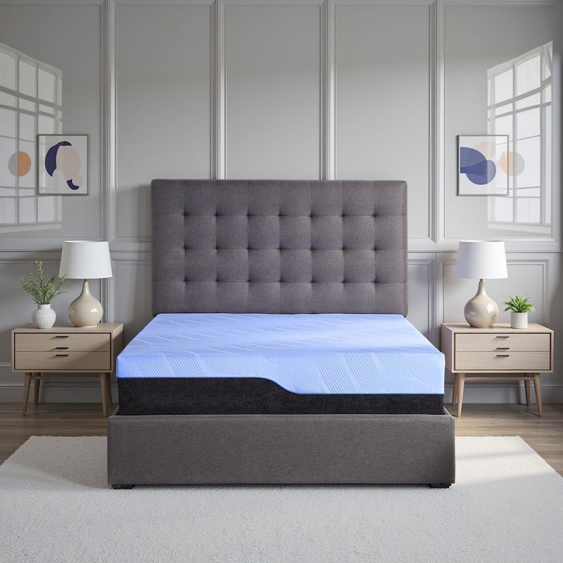 Bridgevine Home 12 inch Refresh Hybrid Cooling GelCare Memory Foam and Coil Adult Mattress - Full