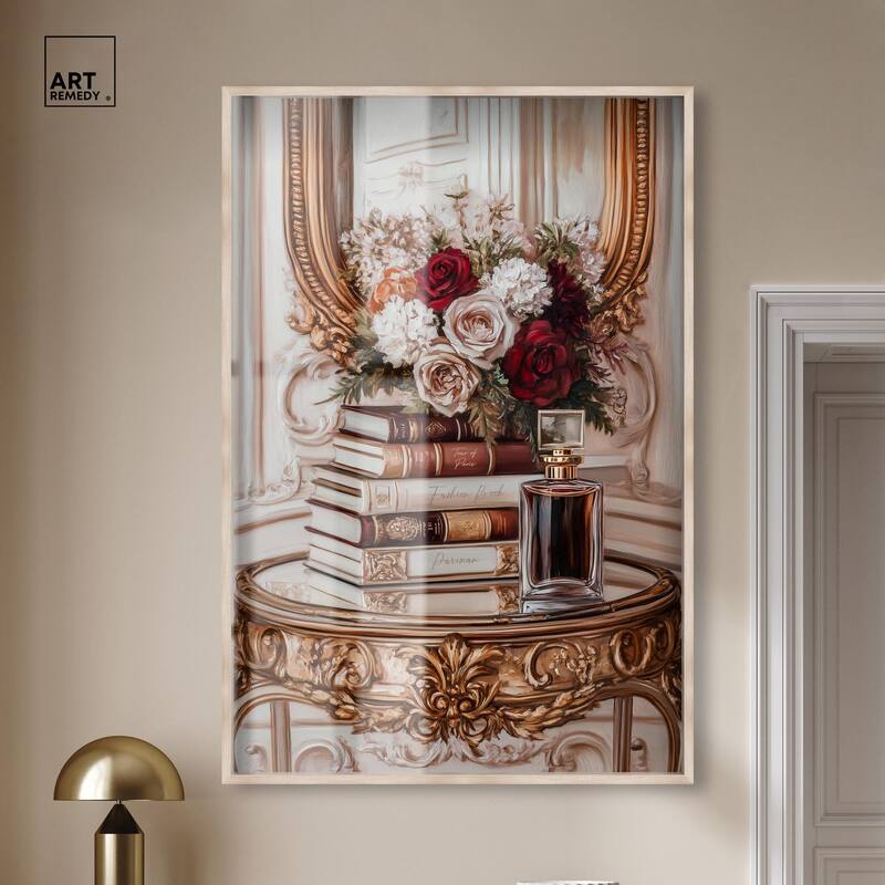 Lovely Mirror Glam Books Shadowbox by Art Remedy