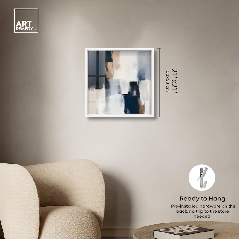Blue Mood Depth II Shadowbox by Art Remedy