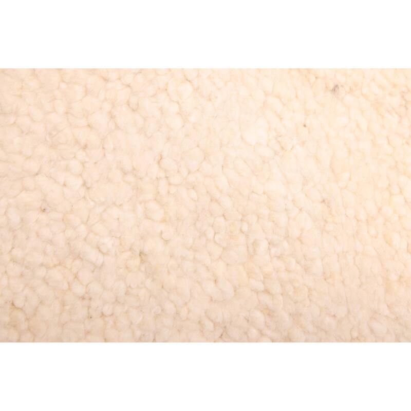 ECARPETGALLERY Hand-knotted Looma Cream Wool Rug - 8'3 x 10'0