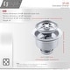 preview thumbnail 6 of 7, STYLISH 3.5 Inch Stainless Steel Kitchen Sink Strainer with Removable Basket