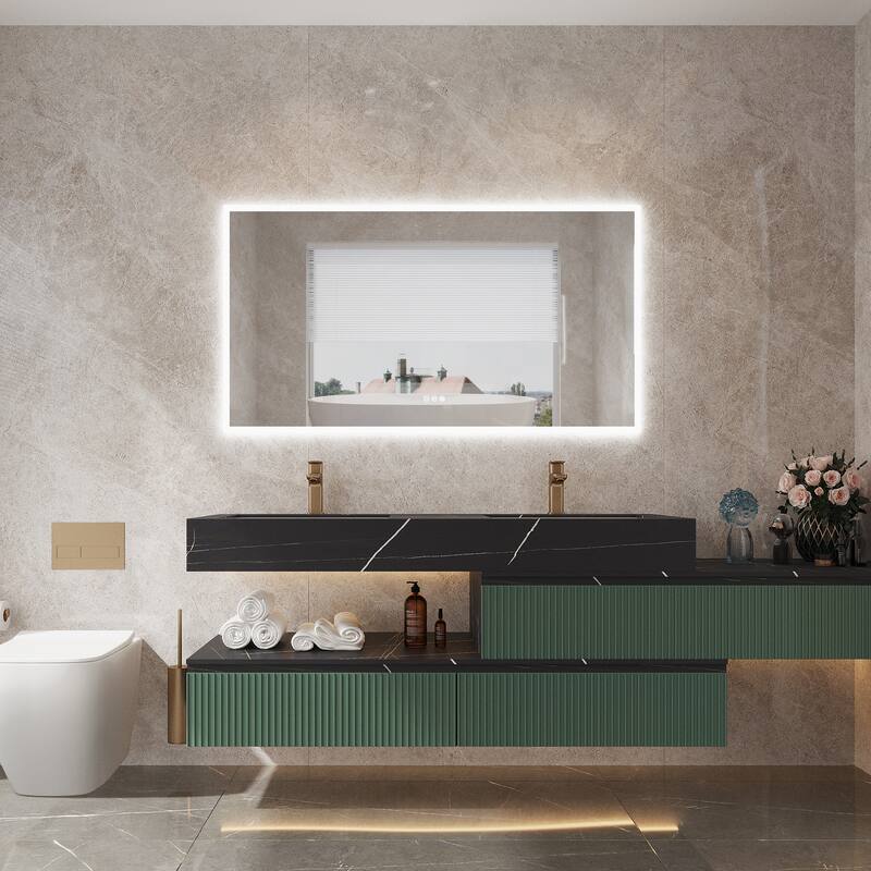 Modern Wall Mounted LED Bathroom mirror
