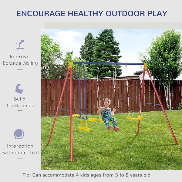4 person swing set store