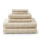 preview thumbnail 10 of 25, Martha Stewart Bedford Cottage 100% Cotton 6 Piece Towel Sets (Bath Towel/Hand Towel/Washcloth) - 6 Piece Beige