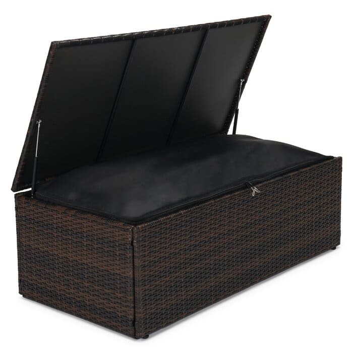 4-piece Wicker Patio Conversation Furniture Set