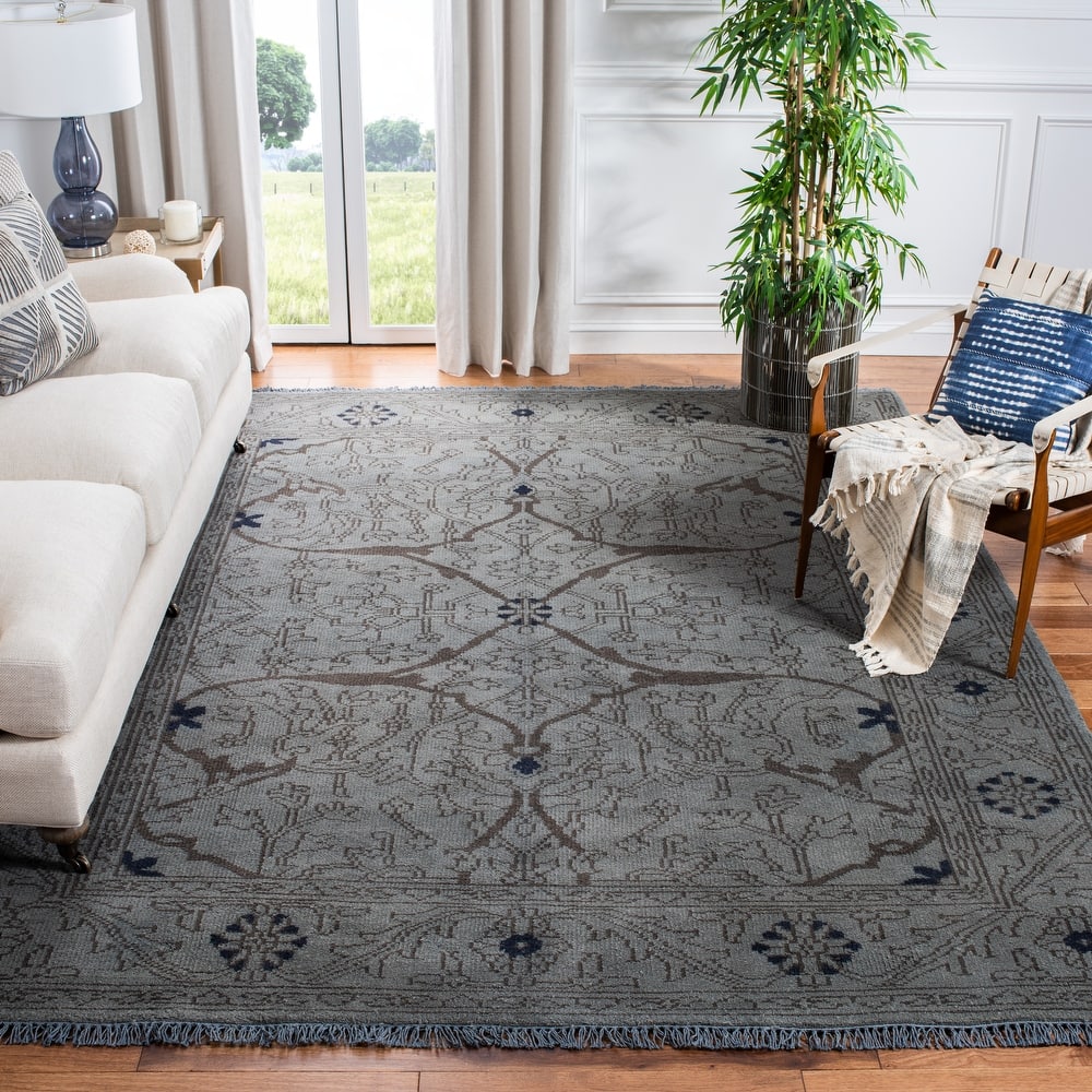 SAFAVIEH Couture Hand-Knotted Voula Market Raoufa Wool Rug