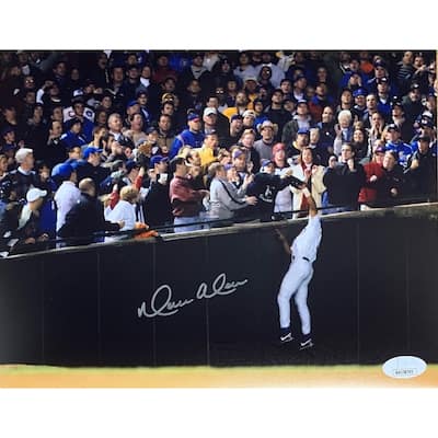 Moises Alou Autographed Chicago Cubs Steve Bartman Signed 8x10 Baseball Photo JSA COA - 8'6" x 11'6"