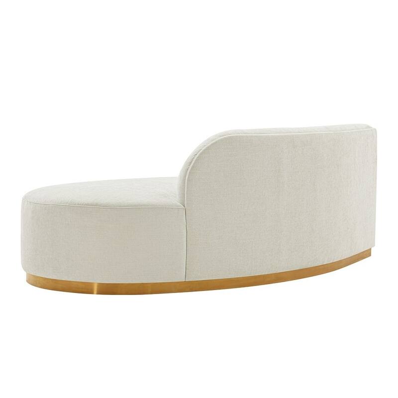Manhattan Comfort Contemporary Daria Linen Sofa Sectional with Pillows