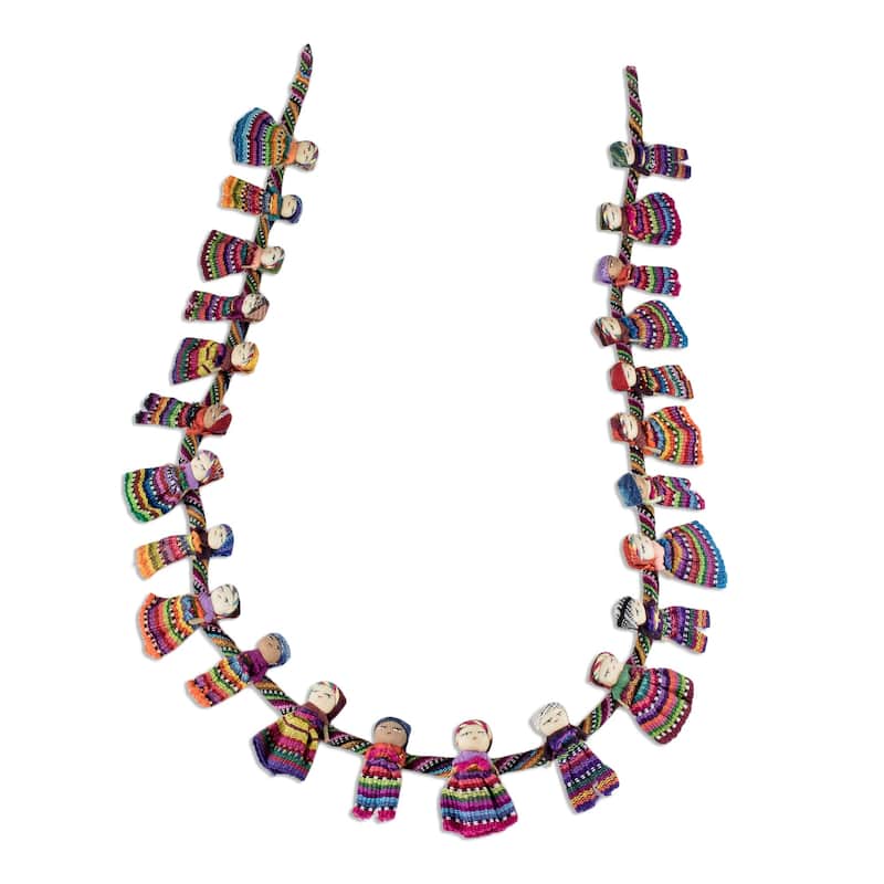 Novica Handmade Joy And Diversity Cotton Garland