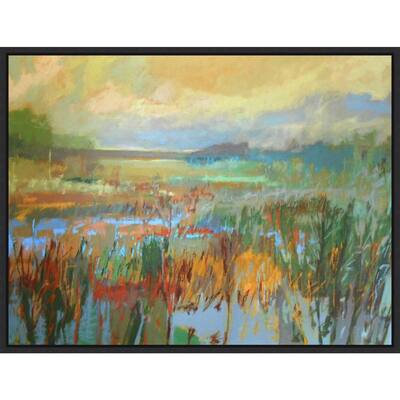 Marsh in May by Jane Schmidt Canvas Art Framed