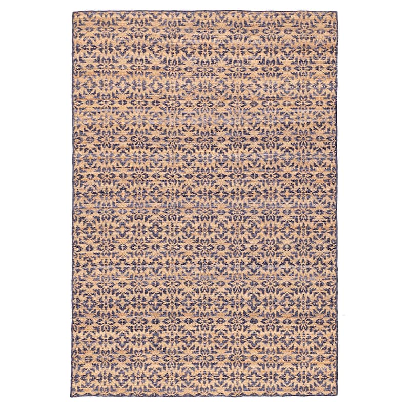 ECARPETGALLERY Flat-Weave Palas Denizli Tan Jute Kilim - 5'2 x 7'5